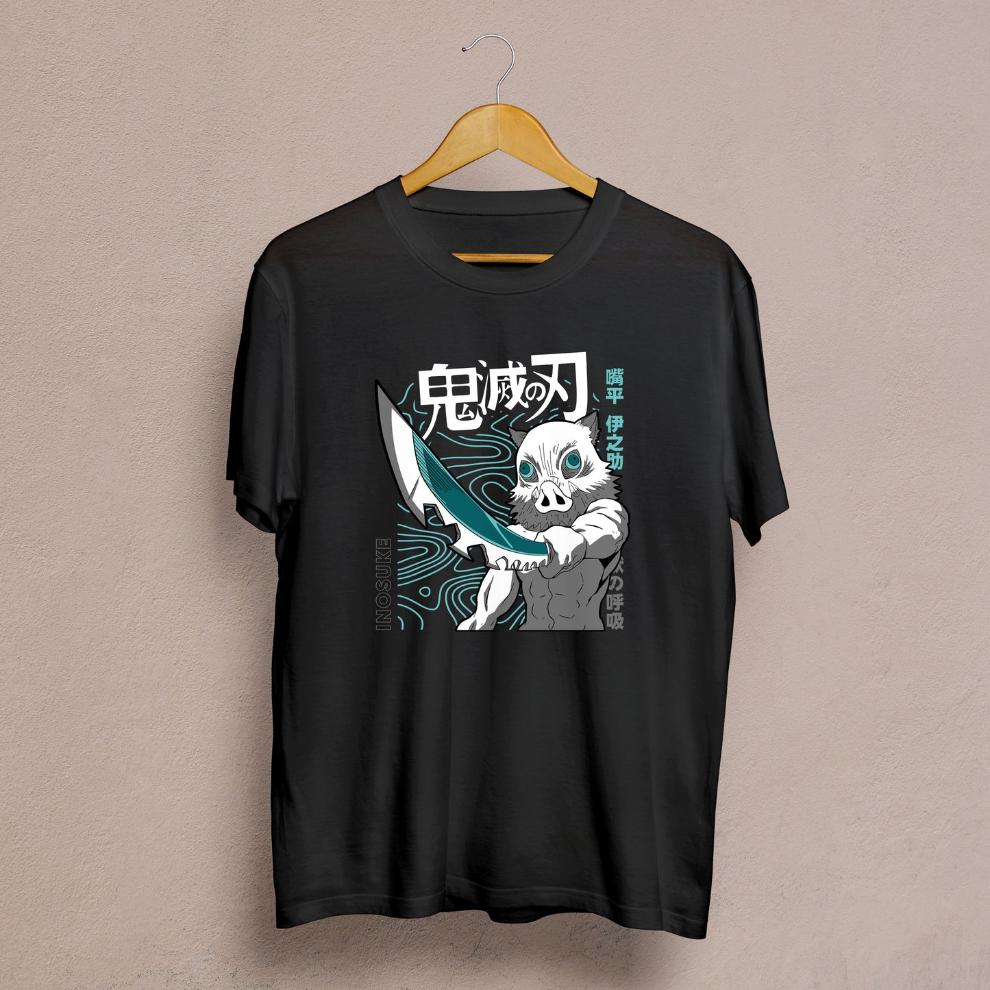 T-shirt Anime Inspired The Demon Slayer Inosuke
